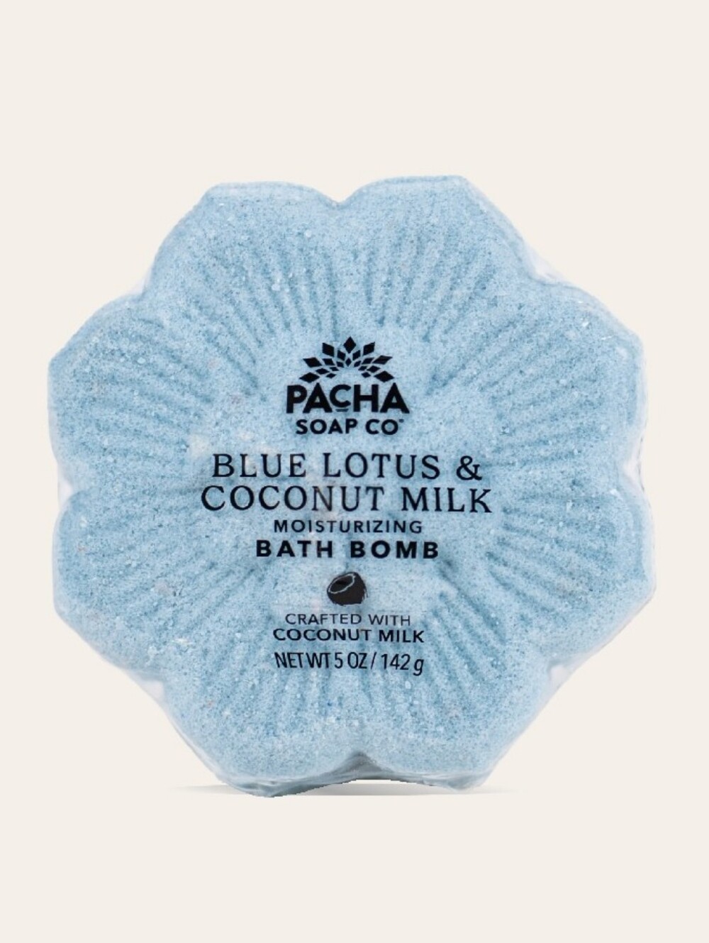 $5 When Bundled with $10+ Pacha Blue Lotus Coconut Bath Bomb